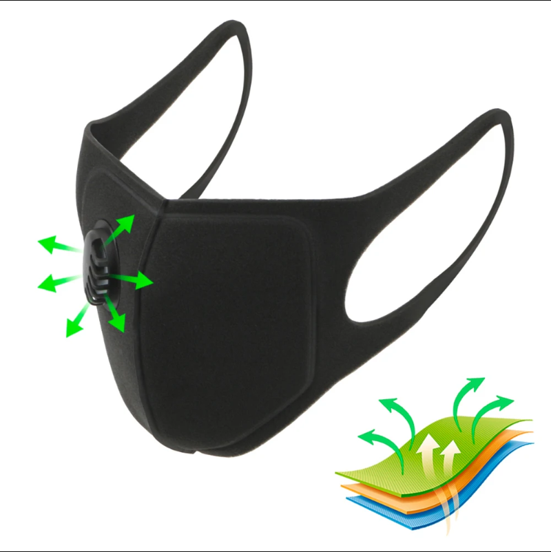Pm2.5 Filter Insert - Máscara Facial Lavável e Reutilizável Unissex