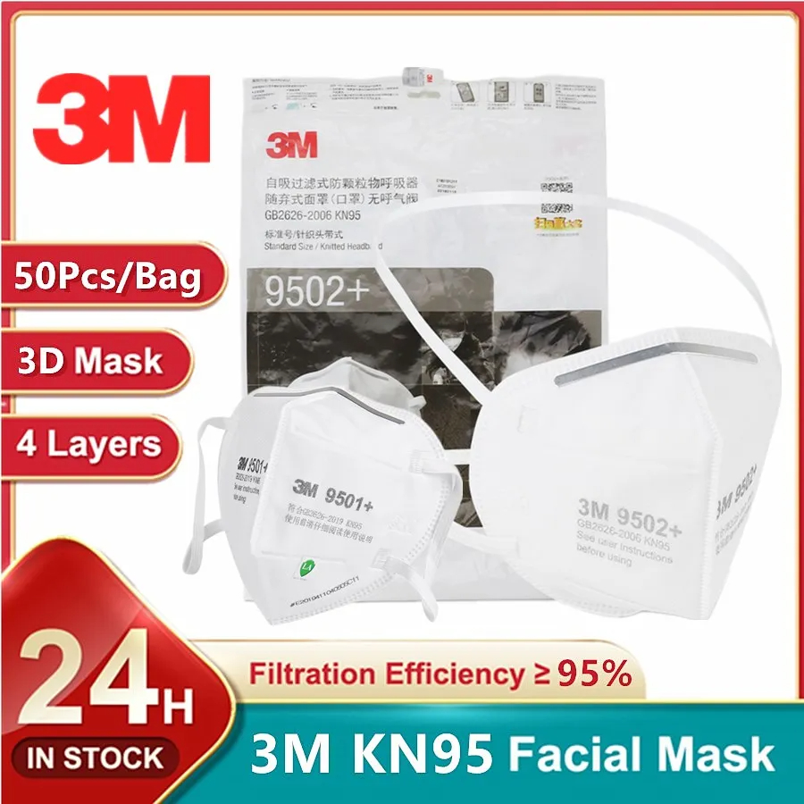 3m kn95 máscara facial 9501 +/ - 3M Mask 9502+ avaliação e preço