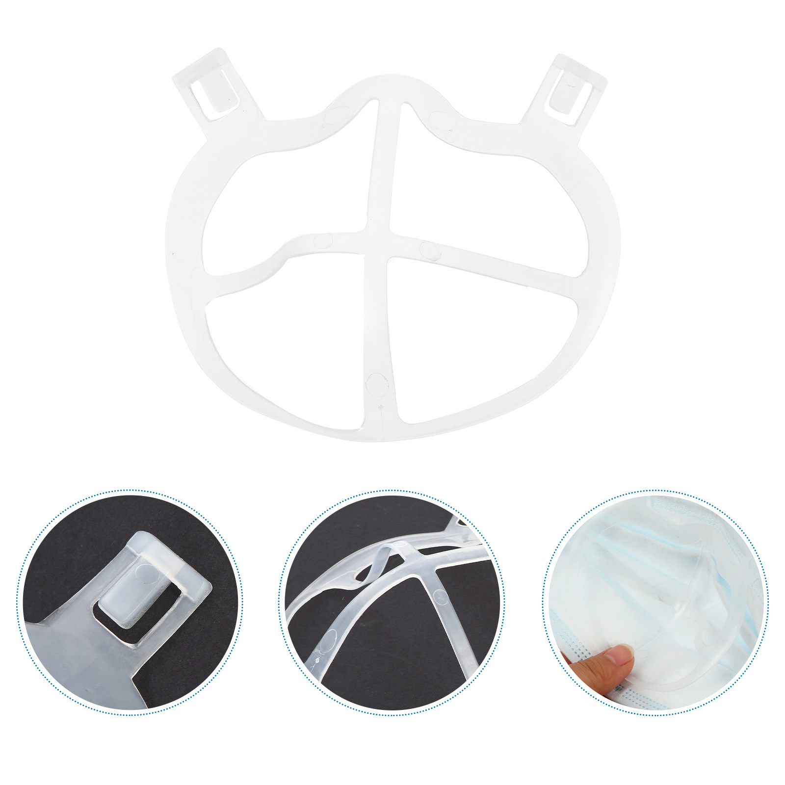 10 Peças Suporte Interno de Si - Silicone Mask Bracket avaliação e preço