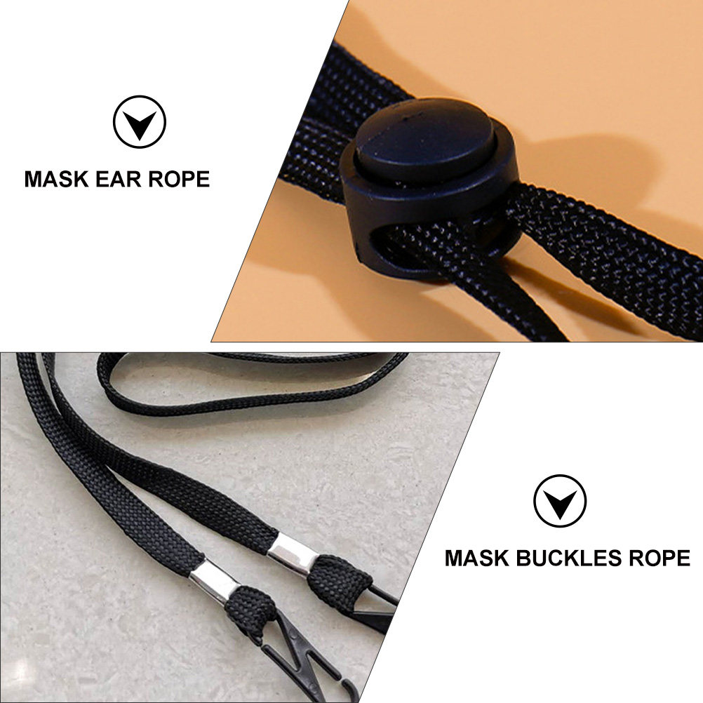 12 Peças de Cordão Ajustável p - Mask Lanyard Adjustable avaliação e preço